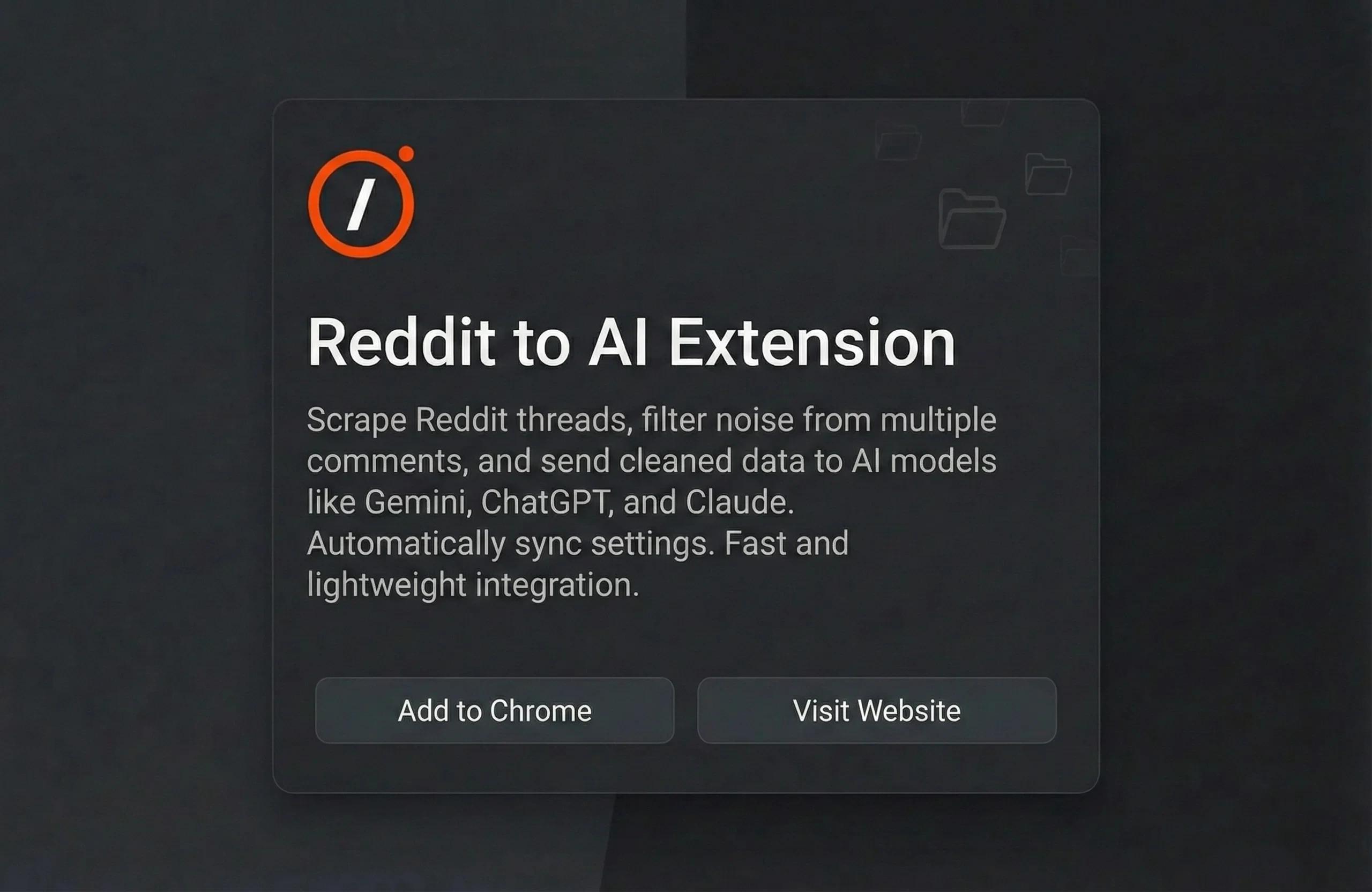 Reddit-to-AI — project artwork