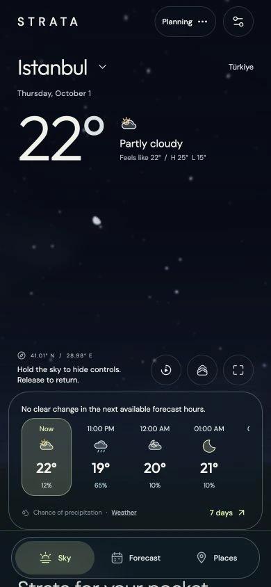 Strata — product screen