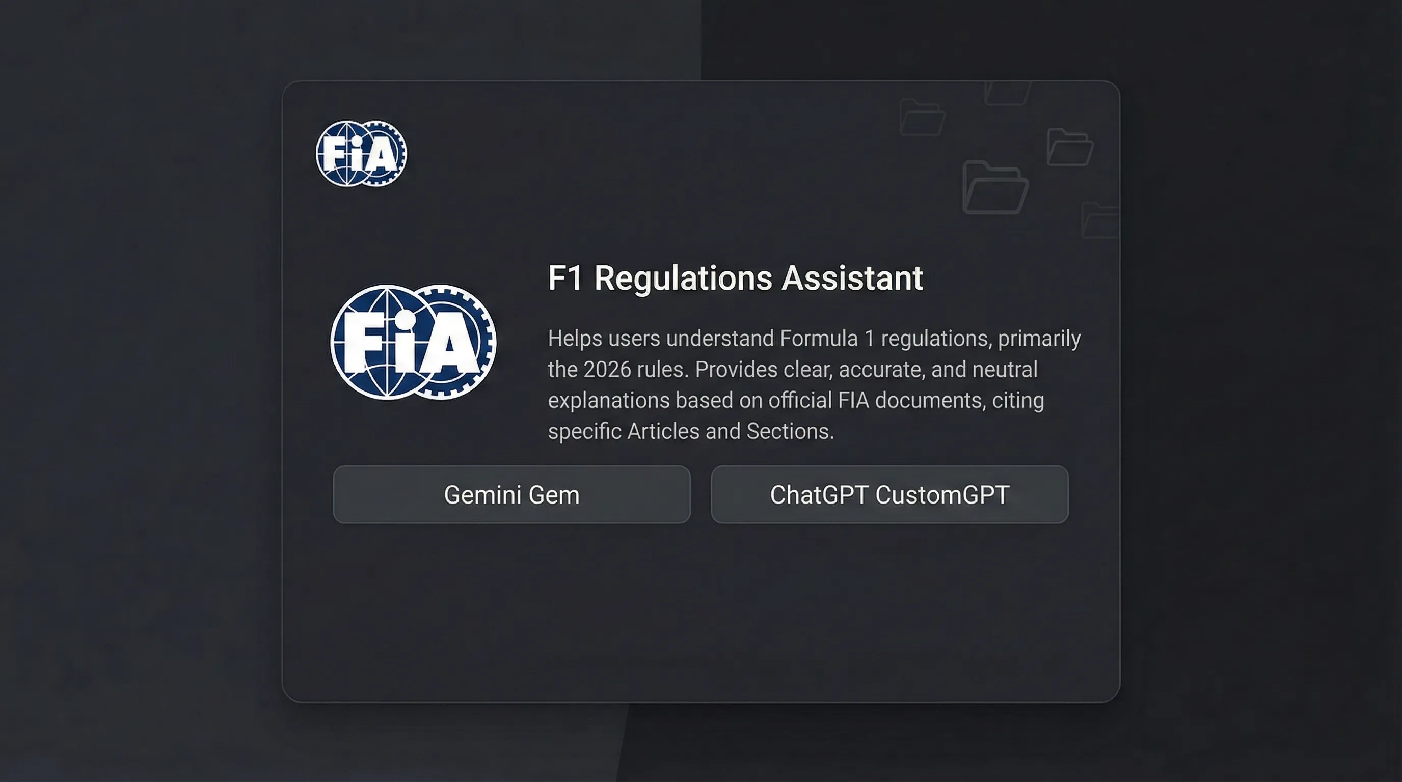 F1 Regulations Assistant